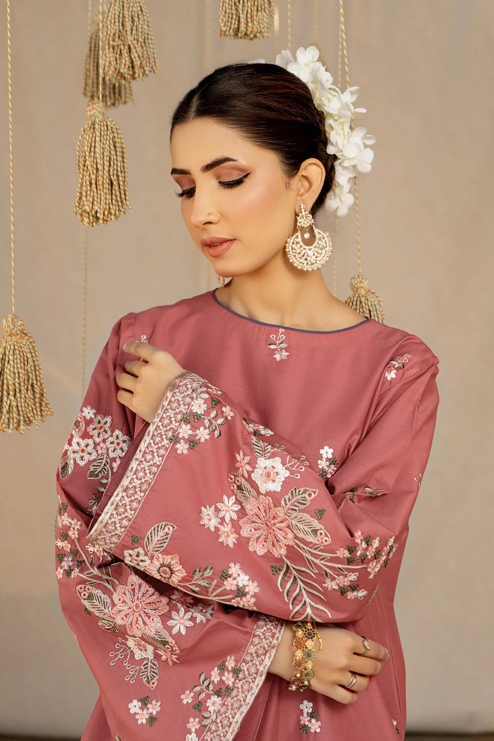 URGE - 2PC DHANAK EMBROIDERED SUIT SD-02