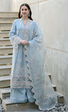 Zara Shahjahan luxury collection hit  Code  Available on Fine Quality 90/70 Lawn with Organza   Emb Dopatta