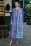 Lavender Embroidered Lawn Suit-3 piece