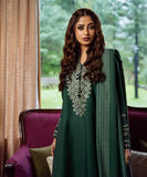 Deep Green 3-Piece Embroidered Suit