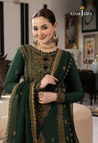 Emerald Green Chiffon Suit – Asim Jofa Luxury Collection